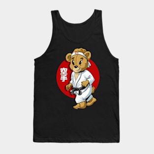 Karate Mascot Kids Club Tank Top